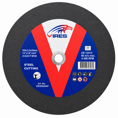 Vires Steel Cutting Disc 350mm x 3.5mm