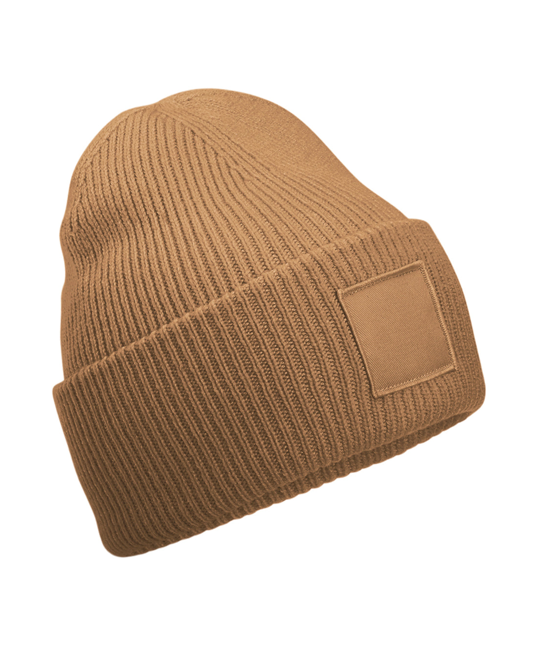 Beechfield Deep-Cuffed Tonal Patch Beanie (B336R)