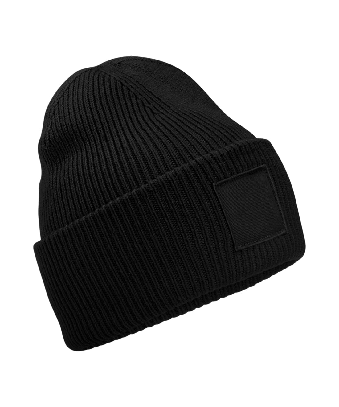 Beechfield Deep-Cuffed Tonal Patch Beanie (B336R)