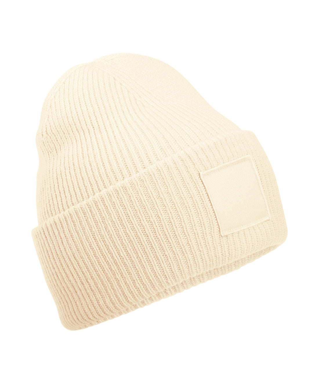 Beechfield Deep-Cuffed Tonal Patch Beanie (B336R)