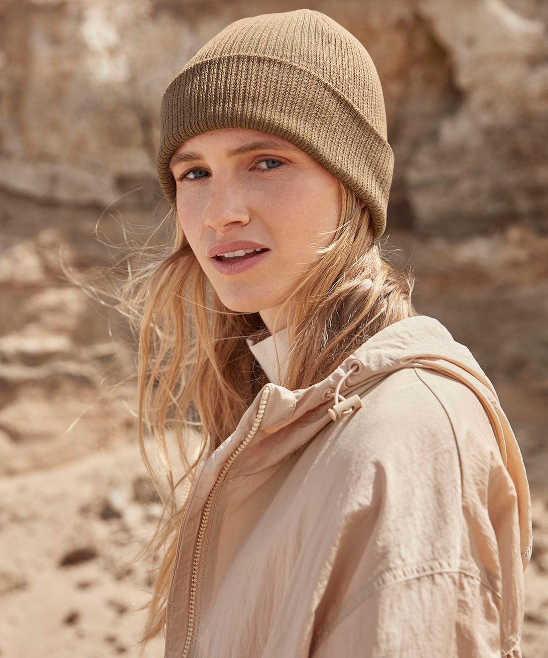 Beechfield Polylana® Ribbed Beanie (B376R)