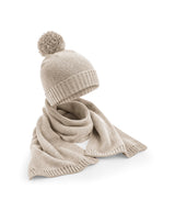Beechfield Knitted Scarf and Beanie Gift Set (B401R)