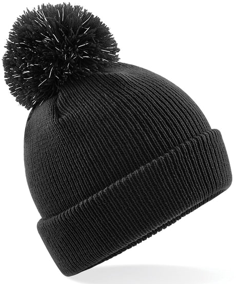 Beechfield Junior Reflective Bobble Beanie (B406B)