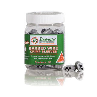 Strainrite Barbed Wire Crimp (Pottle of 50)