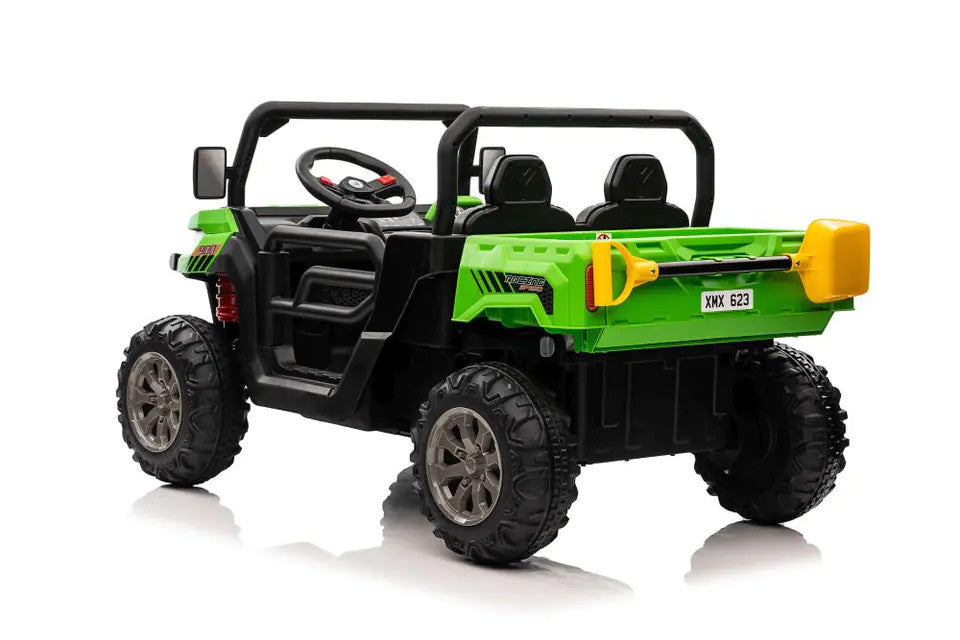 AgriBuddy With Rear Tipper 12V Electric Ride On Buggy Green