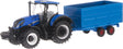 Bburago New Holland T7HD tractor with trailer