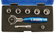 Alldrive Socket Set 1/4"D 8pc
