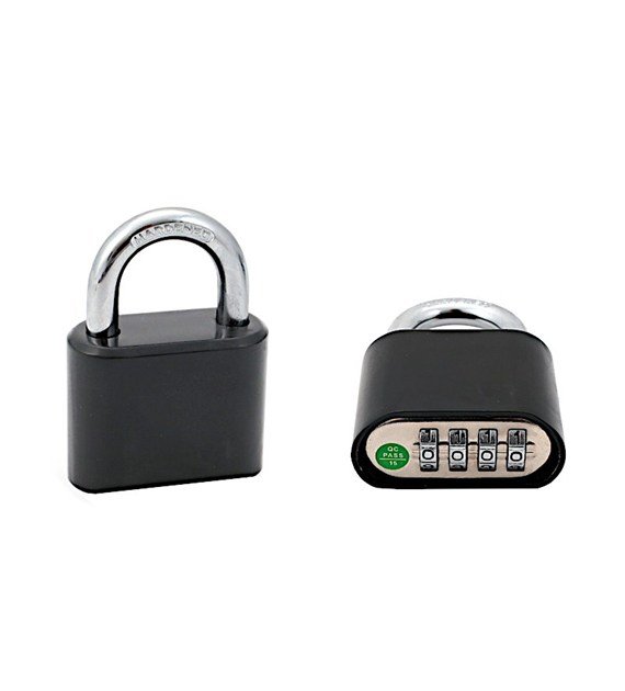 51mm powder coated comb padlock