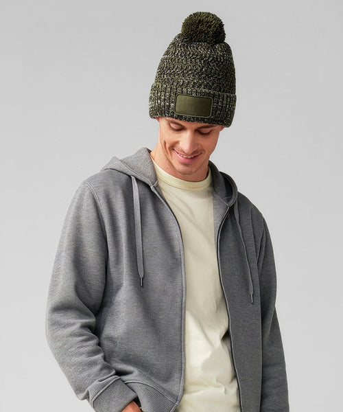 Beechfield Ramble Patch Pom-Pom Beanie (BC331)