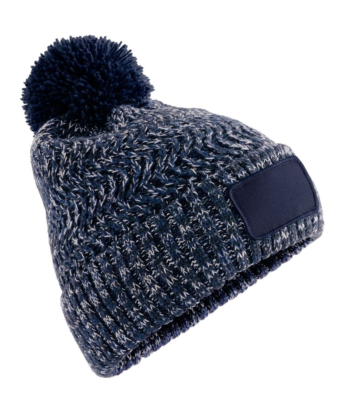 Beechfield Ramble Patch Pom-Pom Beanie (BC331)