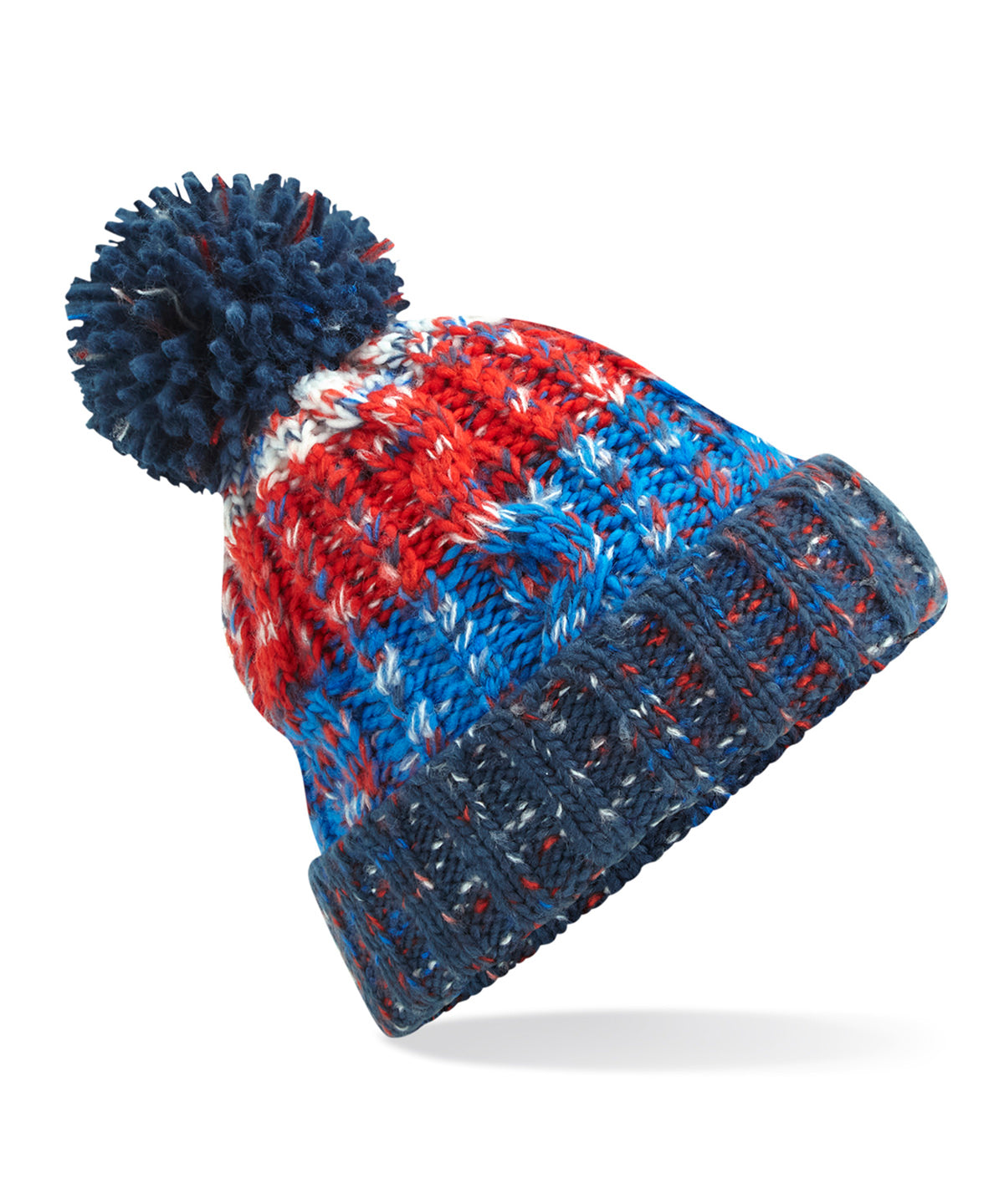 Beechfield Corkscrew Pom Pom Beanie (BC486)