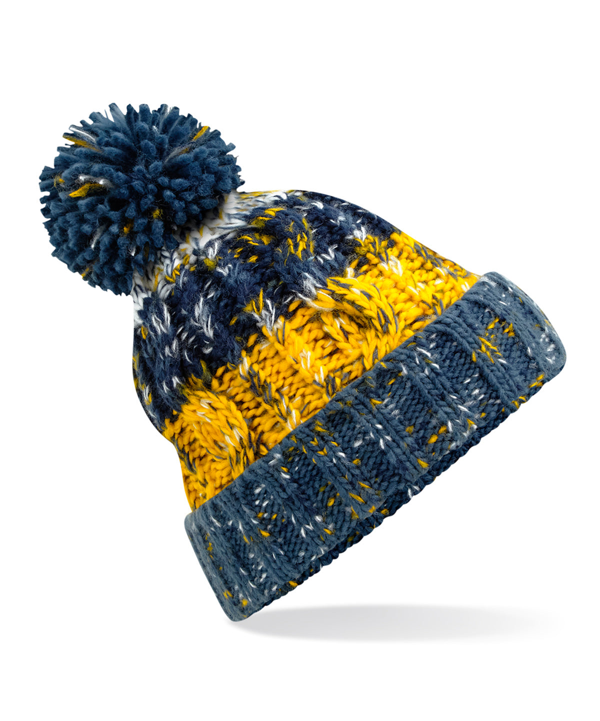 Beechfield Corkscrew Pom Pom Beanie (BC486)