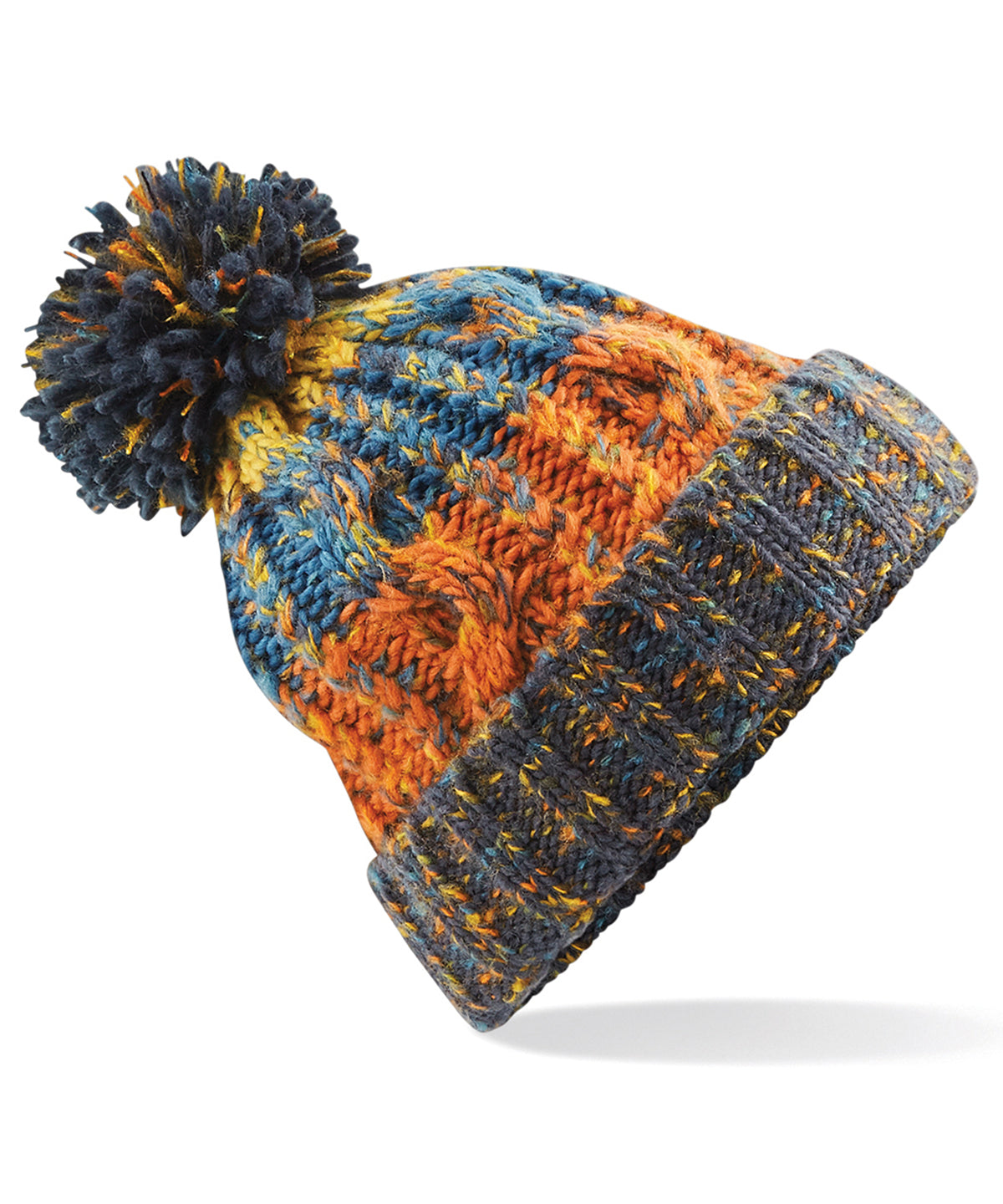 Beechfield Corkscrew Pom Pom Beanie (BC486)