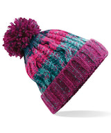 Beechfield Corkscrew Pom Pom Beanie (BC486)
