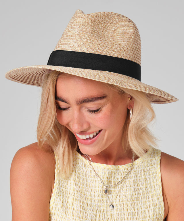 Beechfield Straw Fedora (BC725)