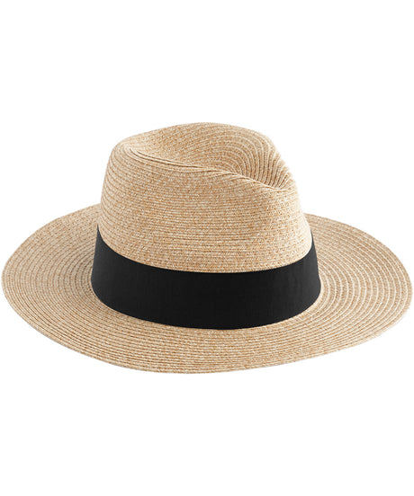Beechfield Straw Fedora (BC725)