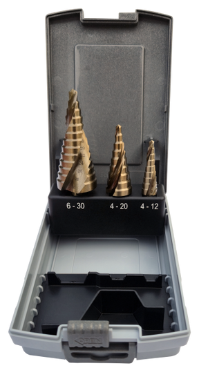 Vires Step Drill Set HSS-E Co5 3Pce