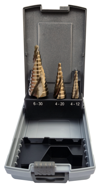Vires Step Drill Set HSS-E Co5 3Pce