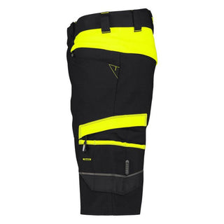 DASSY MANILLA Shorts Black/Fluo Yellow