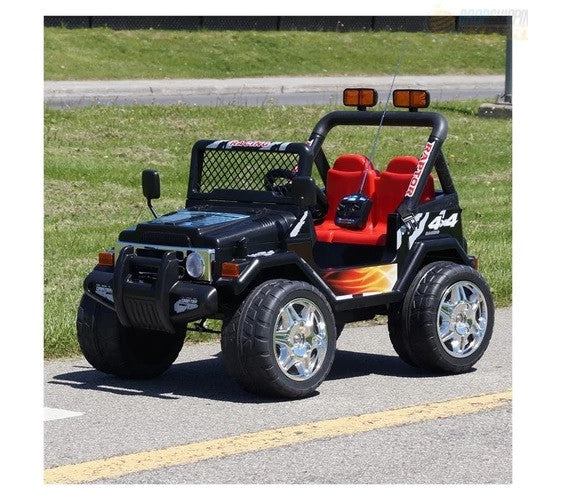 Drifter Raptor Powerful 12V Electric Ride on Jeep (Black)