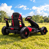 24V Childrens Ride-on Electric Go-Kart in Black