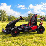 24V Childrens Ride-on Electric Go-Kart in Black