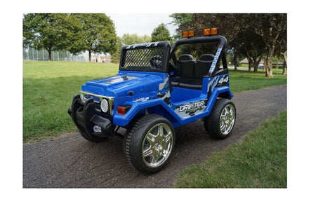 Drifter Raptor Powerful 12V Electric Ride on Jeep (Blue)