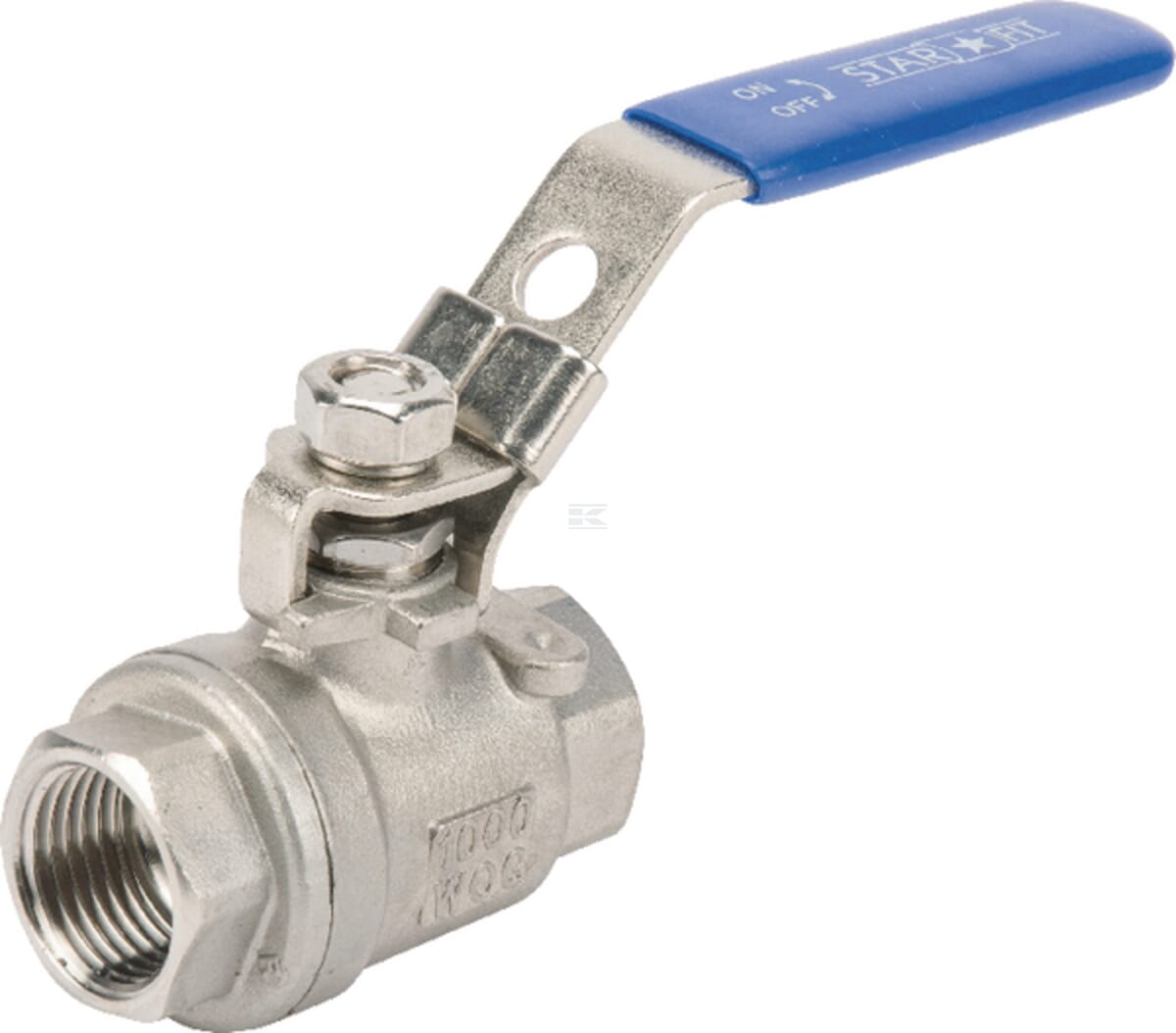 Stainless steel ball valve - Internal thread (BSPT) x internal thread (BSPT) - short version