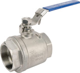 Stainless steel ball valve - Internal thread (BSPT) x internal thread (BSPT) - short version