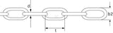 DIN 763 Long link chain polished