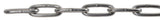 Long link chain - stainless steel A4, DIN 763 AISI 304