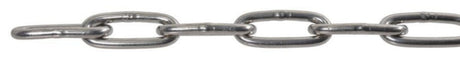 Long link chain - stainless steel A4, DIN 763 AISI 304