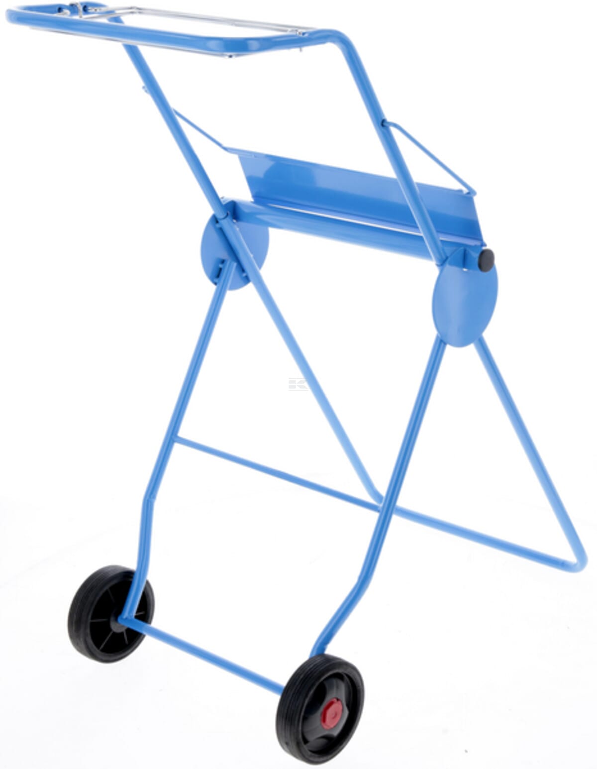 Mobile floor stand with waste bag holder