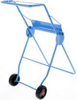 Mobile floor stand with waste bag holder