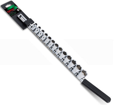 13PCS 3/8"DR. 6PT Socket Rail Set