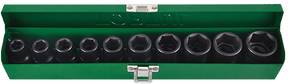 1/2"Dr Impact socket set 10Pc 10-24mm