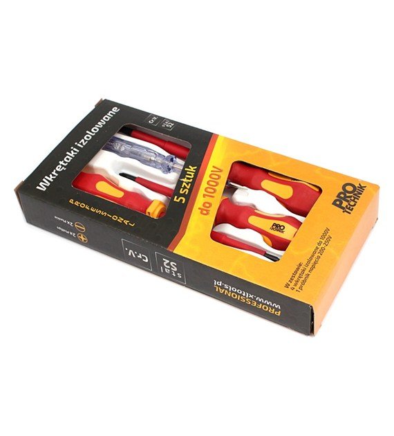 VDE Insulated Screwdriver Set 5pcs 1000V