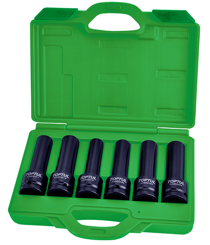 3/4"Dr.Deep Impact Socket Set 6 Pcs