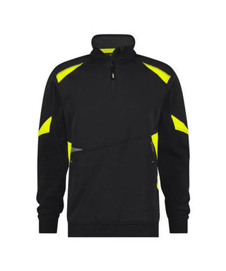 DASSY Aratu Sweatshirt Black/Fluo yellow