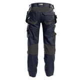 DASSY Flux (200975) Work trousers with stretch multi-pockets and knee pockets Navy/Grey