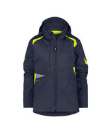 DASSY Kalama Women Softshell jacket Midnight Blue/Fluo yellow