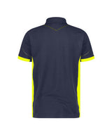 DASSY Veracruz Polo shirt Midnight blue/Fluo yellow