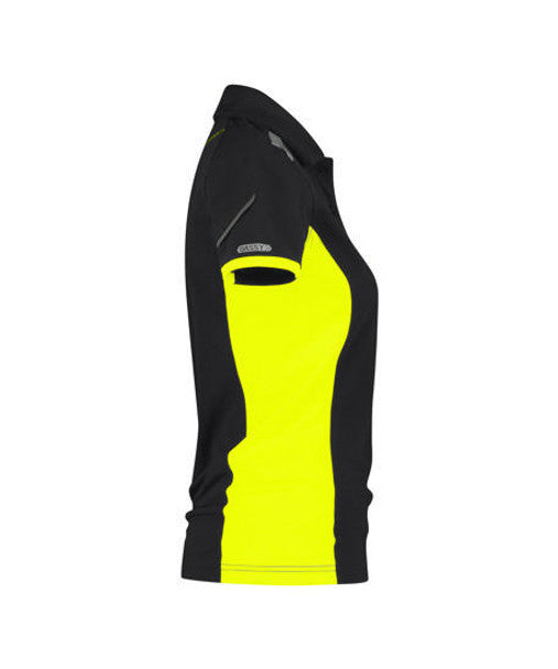 DASSY Veracruz Women Polo shirt Midnight blue/Fluo yellow