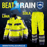 Dassy Lima (500120) High visibility Winter Jacket Yellow/Navy