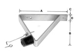 Door catcher with wind buffer and  hook