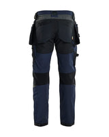 175018328600 Craftsman Trousers With Stretch, Dary Navy Blue