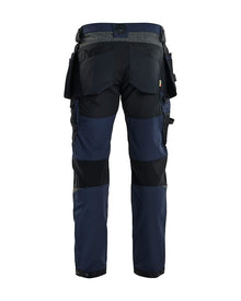 175018328600 Craftsman Trousers With Stretch, Dary Navy Blue