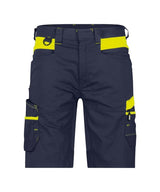 DASSY Manilla Shorts Midnight Blue/Fluo Yellow