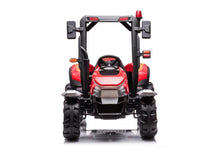 AgriPow 24V Electric Ride On Tractor with Trailer Red