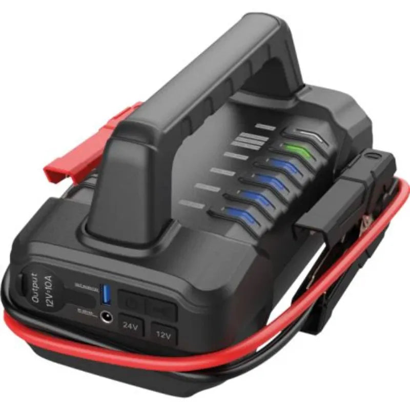 Durite Heavy-Duty 12/24V Li-Polymer Portable Booster Pack (Starts up to 18L Petrol & Diesel Engines) 56,000mAh